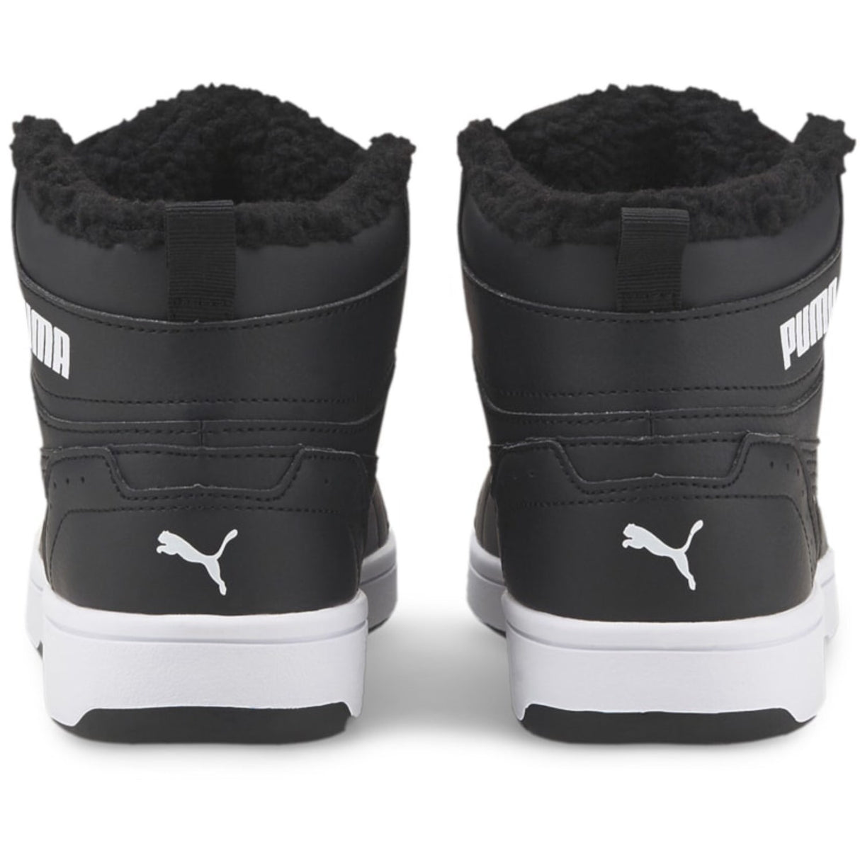 Puma Black Puma Rebound Joy Fur Jr Boot