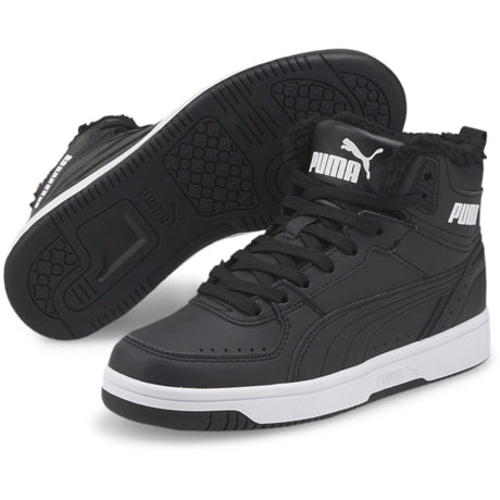 Puma Black Puma Rebound Joy Fur Jr Boot