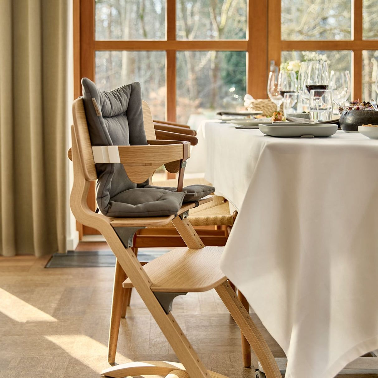 Leander Cool Grey Cushion For Leander High Chair