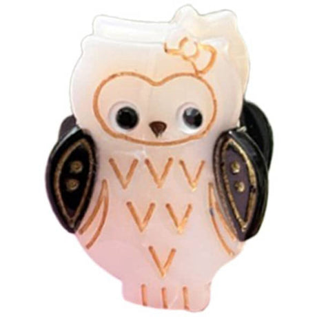 Bow's by Stær White Mini Owl Hair Clip
