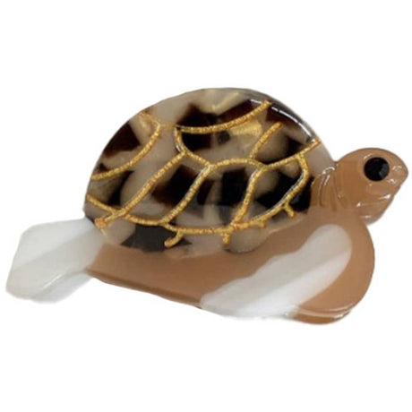 Bow's by Stær Brown Mini Turtle Hair Clip