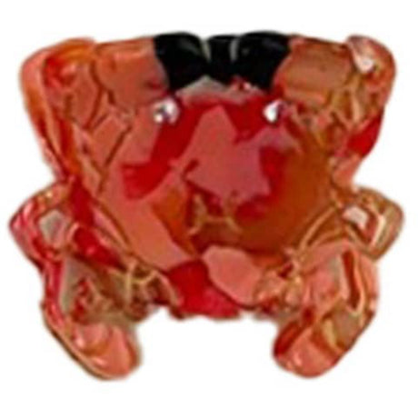 Bow's by Stær Red Mini Crab hair Clip