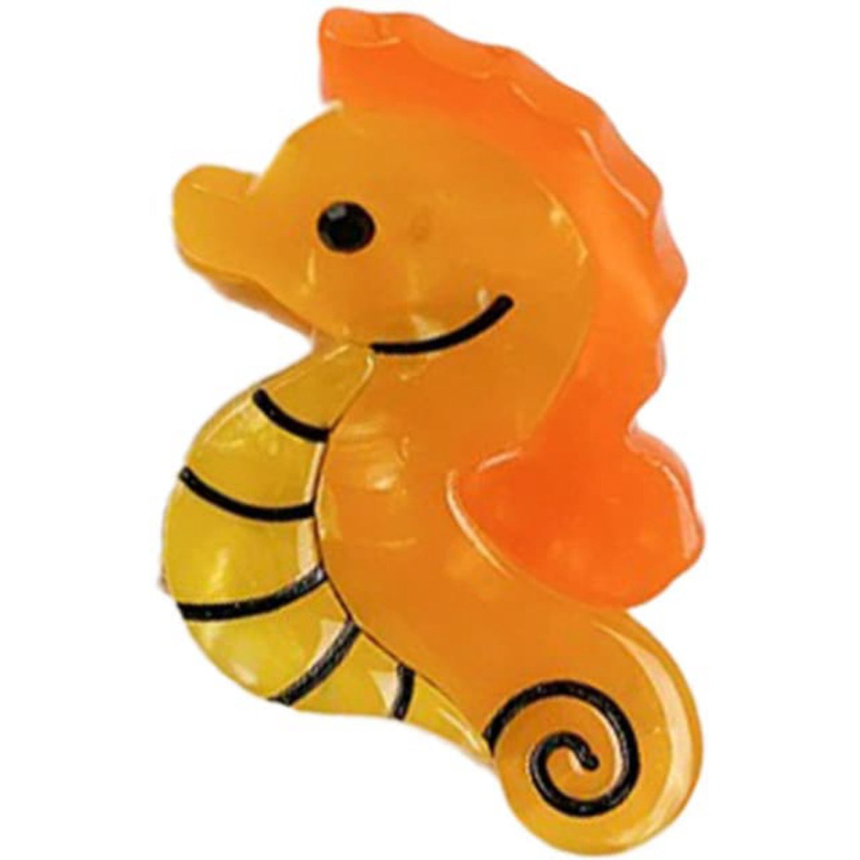 Bow's by Stær Orange Mini Sea Horse Hair Clip
