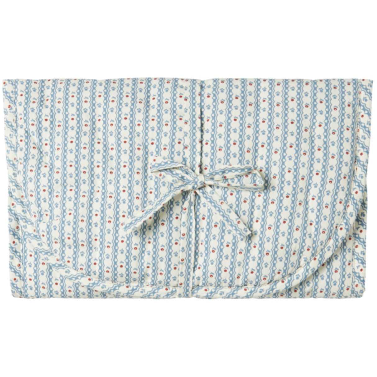 MarMar Cotton Percale Home Floral Stripe Changing Mat