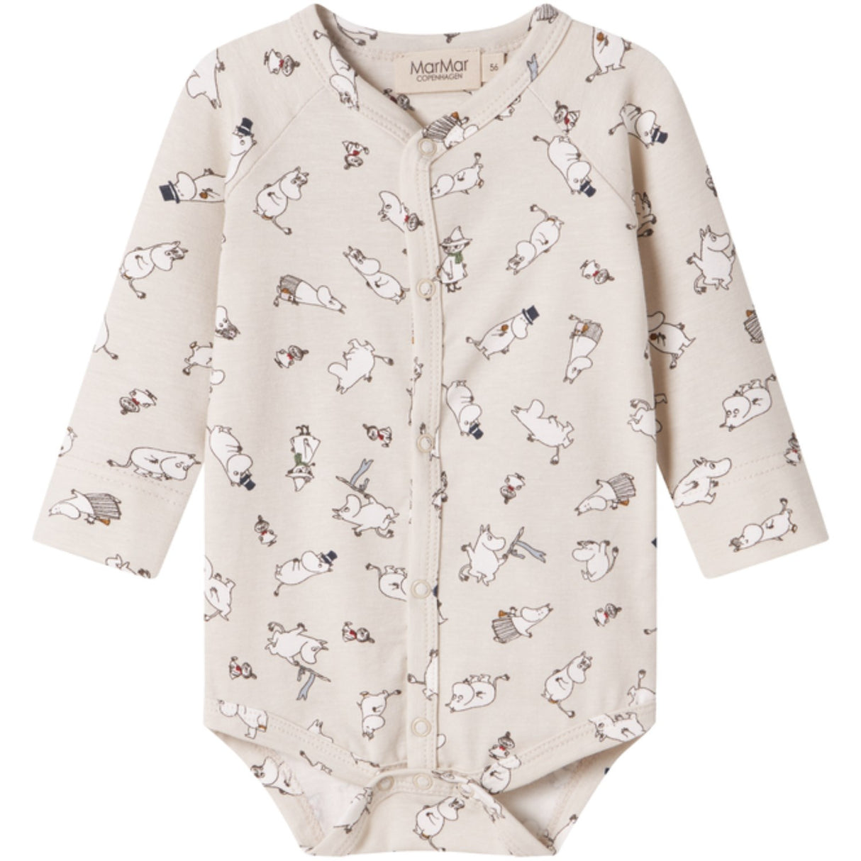 MarMar New Born Modal Smooth Print Moomin Bruno Body