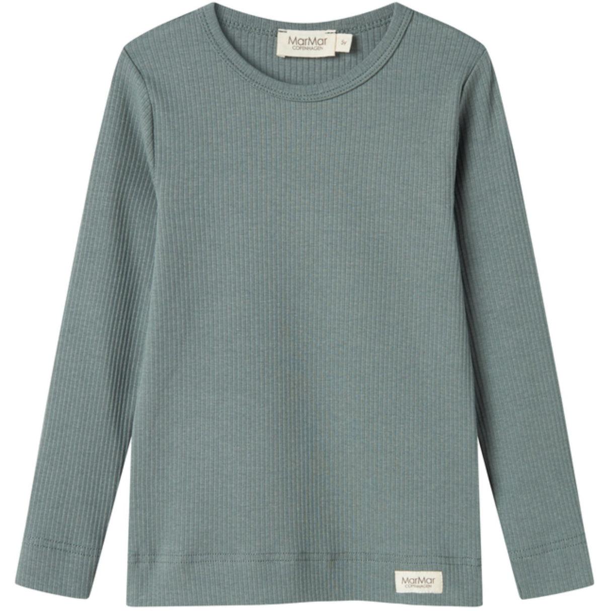 MarMar Modal Dusty Green Plain Tee LS