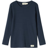 MarMar Modal Pilot Navy Plain Tee LS
