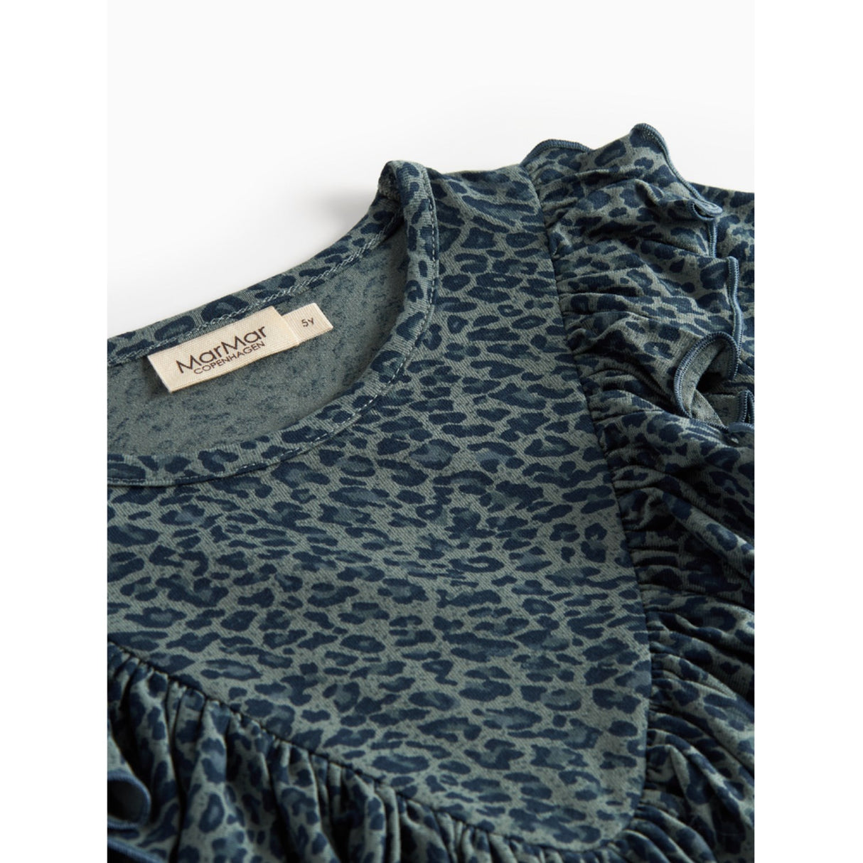 MarMar Leopard Dusty Green Leo Leo Taren Blouse