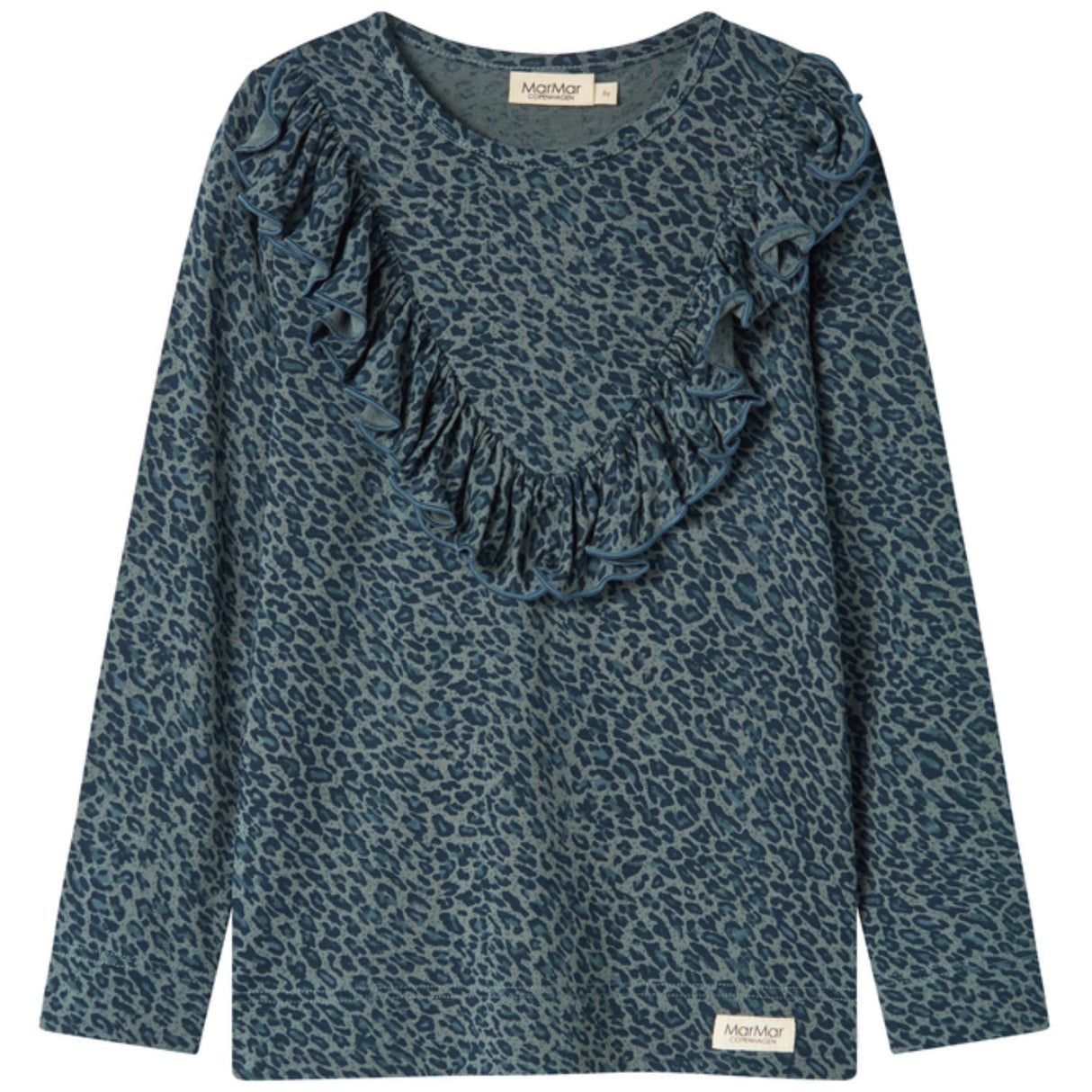 MarMar Leopard Dusty Green Leo Leo Taren Blouse