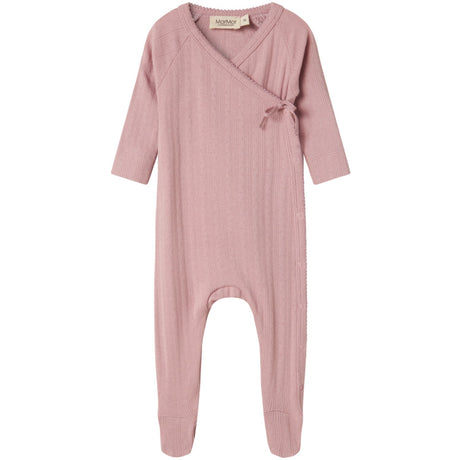 MarMar New Born Modal Pointelle Soft Berry Rubetta Onesies