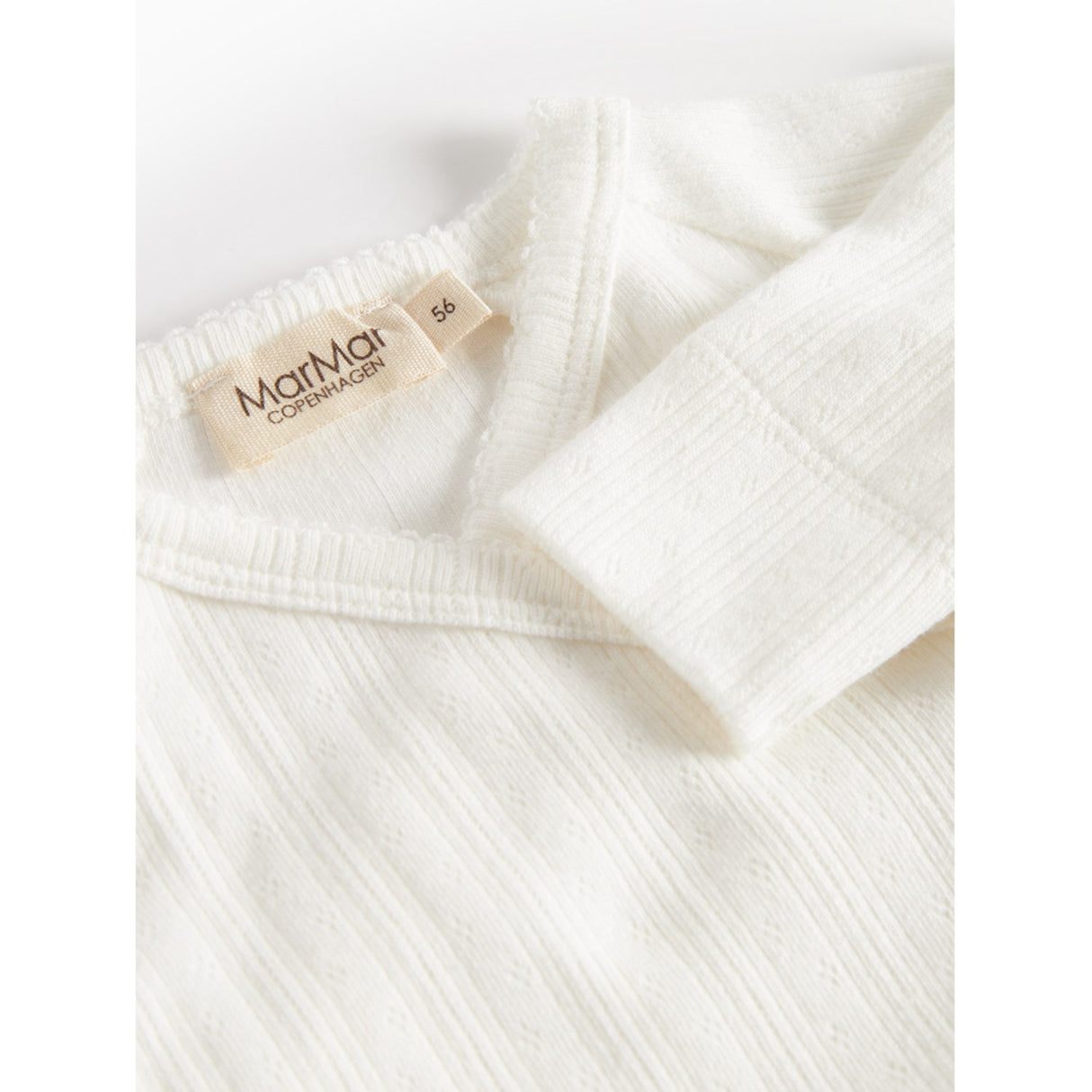 MarMar New Born Modal Pointelle Gentle White Rubetta Onesies