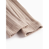 MarMar New Born Modal Pointelle Rib Soft Beige Piva Pants