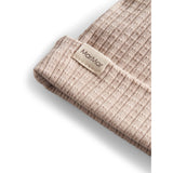 MarMar New Born Modal Pointelle Rib Soft Beige Aiko Hat