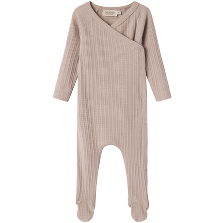 MarMar New Born Modal Pointelle Rib Soft Beige Rubello Onesies