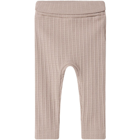 MarMar New Born Modal Pointelle Rib Soft Beige Piva Pants