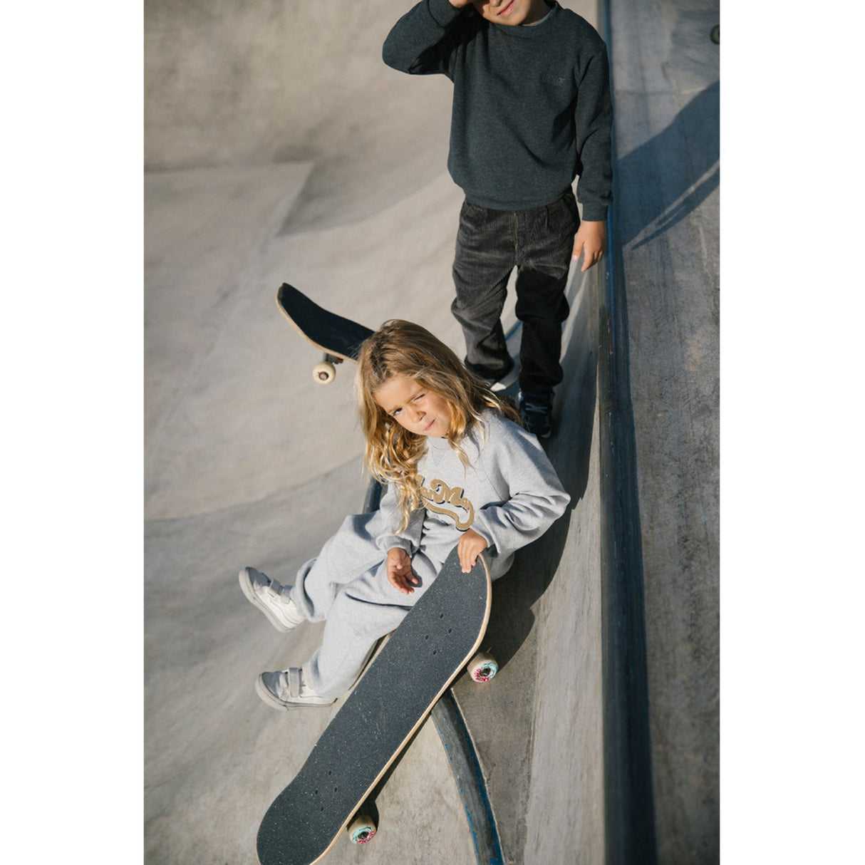 MarMar Double Jersey Light Grey Melange Pelon Pants