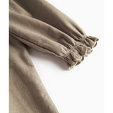 MarMar Fine Cord Mud Delina LS Dress