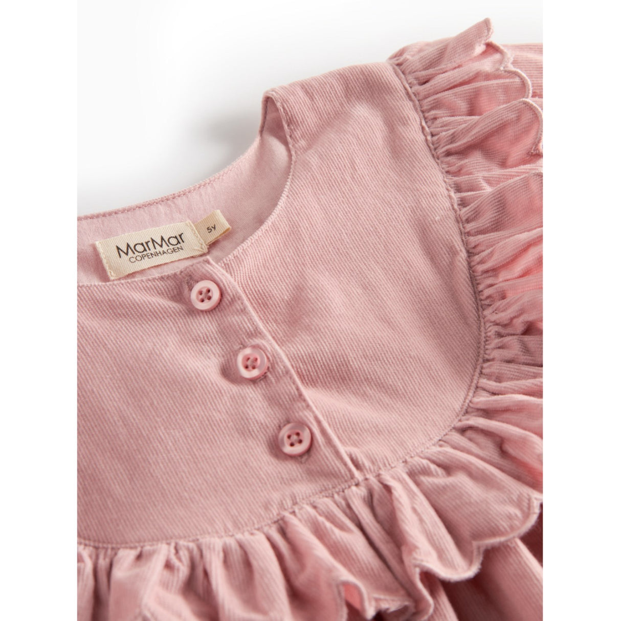 MarMar Fine Cord Soft Berry Delina LS Dress