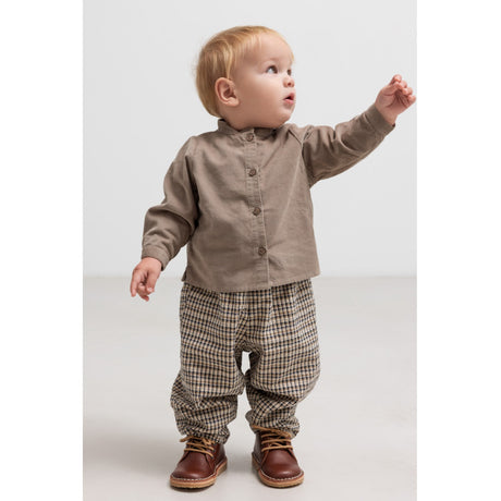 MarMar Seersucker Check Pilot Navy Check Palle Pants