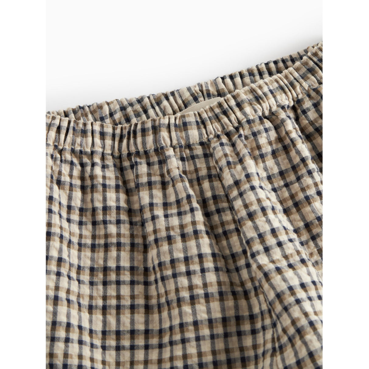 MarMar Seersucker Check Pilot Navy Check Palle Pants