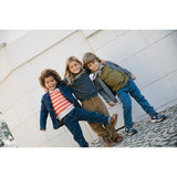 MarMar Seersucker Check Pilot Navy Check Airo Scarf