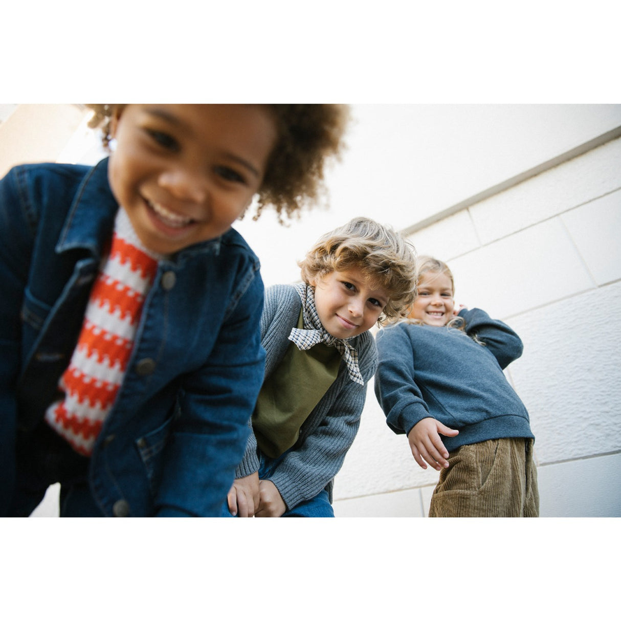 MarMar Seersucker Check Pilot Navy Check Airo Scarf