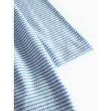MarMar Modal Fine Rib Blue Stripe Dama LS Dress