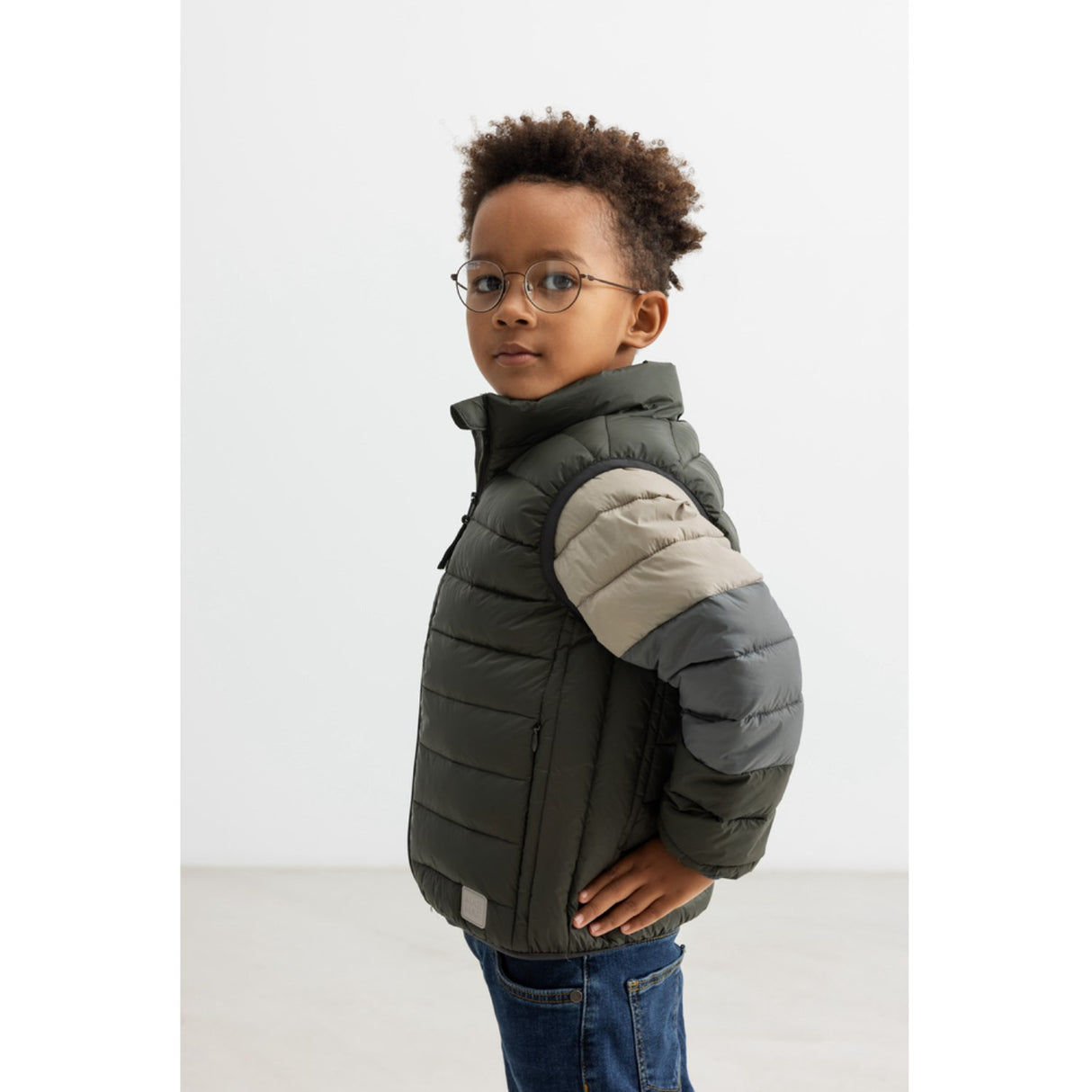 MarMar Vegan Puffer Coal Block Owe Jacket