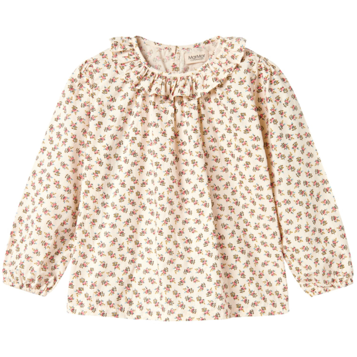 MarMar Poplin Japanese Flower Talsa LS Blouse