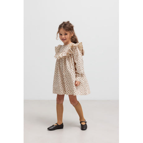 MarMar Poplin Japanese Flower Drine LS Dress