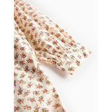 MarMar Poplin Japanese Flower Drine LS Dress