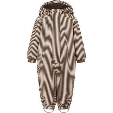 MarMar Rainwear Fleece Brown Stripe Orion Suit