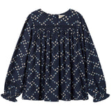 MarMar Viscose Twill French Flower Tuka LS Blouse