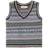 MarMar Light Cotton Wool Fair Isle Fair Isle Taj B Knitted Vest