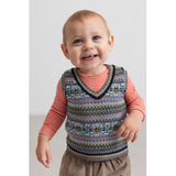 MarMar Light Cotton Wool Fair Isle Fair Isle Taj B Knitted Vest
