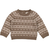 MarMar Heavy Knit Pattern Terre Stripe Talmi B Knit Blouse