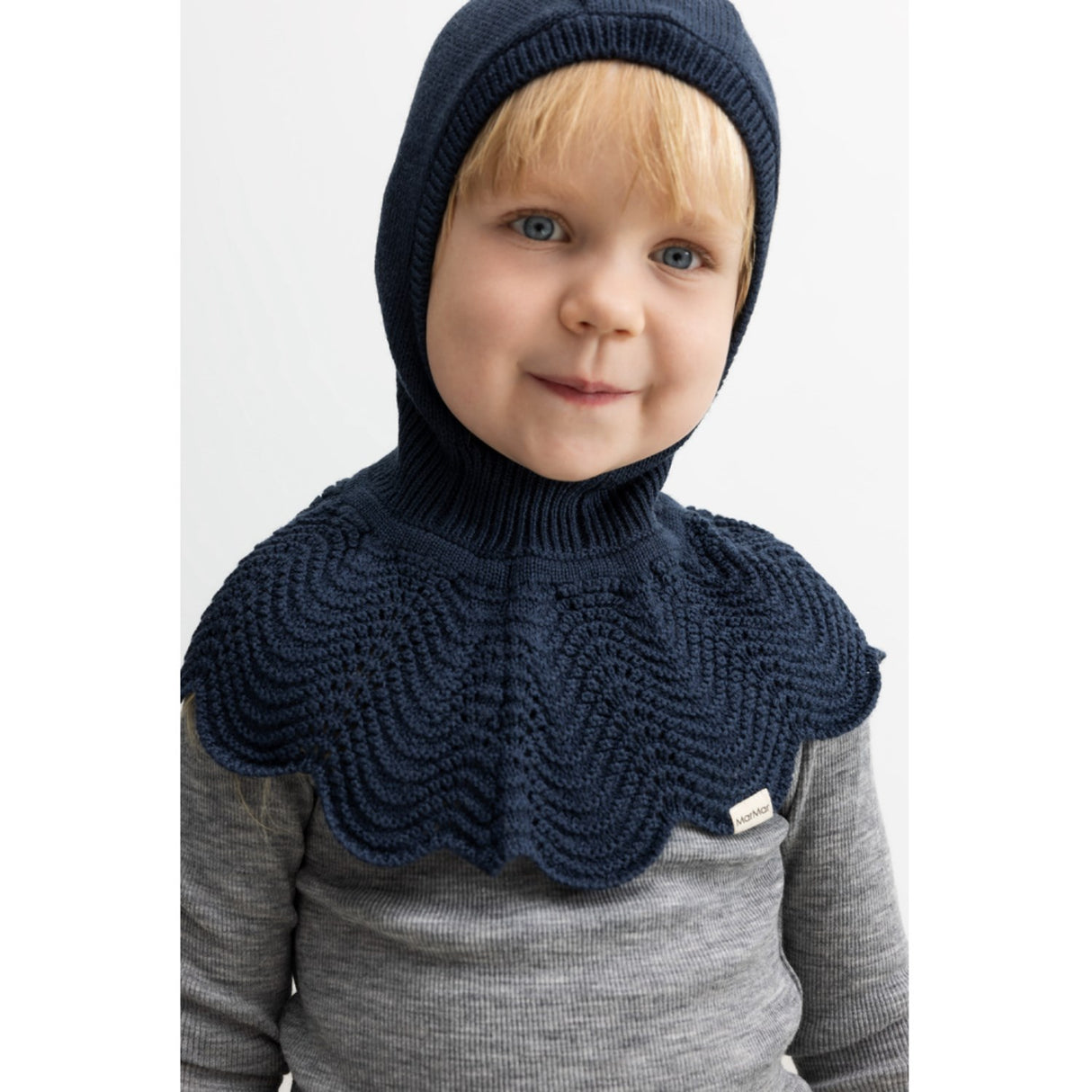 MarMar Light Cotton Wool Lace Ink Adalyn Knit Hat