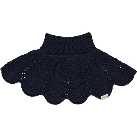 MarMar Light Cotton Wool Lace Ink Knitted Neck Warmer