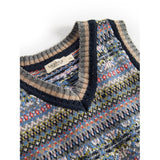 MarMar Light Cotton Wool Fair Isle Fair Isle Taj Knitted Vest