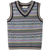 MarMar Light Cotton Wool Fair Isle Fair Isle Taj Knitted Vest