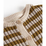 MarMar Modal Mix Stripe Cashew Mel. Stripe Tob Knit Cardigan