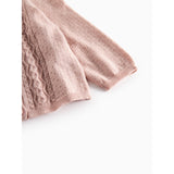 MarMar Modal Mix Cable Faded Rose Totti Knit Cardigan
