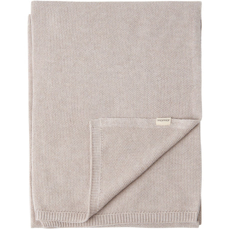 MarMar New Born Modal Mix Pearl Cashew Melange Alia Knit Blanket