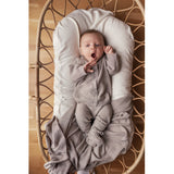 MarMar New Born Modal Mix Pearl Cashew Melange Alia Knit Blanket