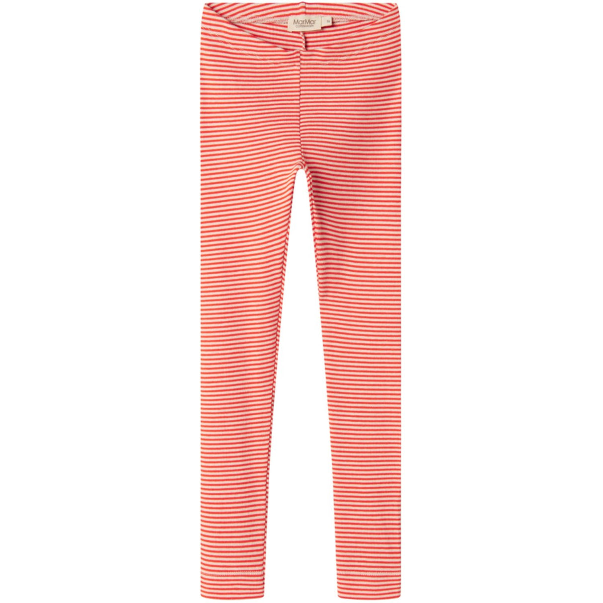 MarMar Modal Fine Rib Red Stripe Leggings