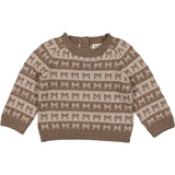 MarMar Heavy Knit Pattern Terre Stripe Talmi B Knit Blouse