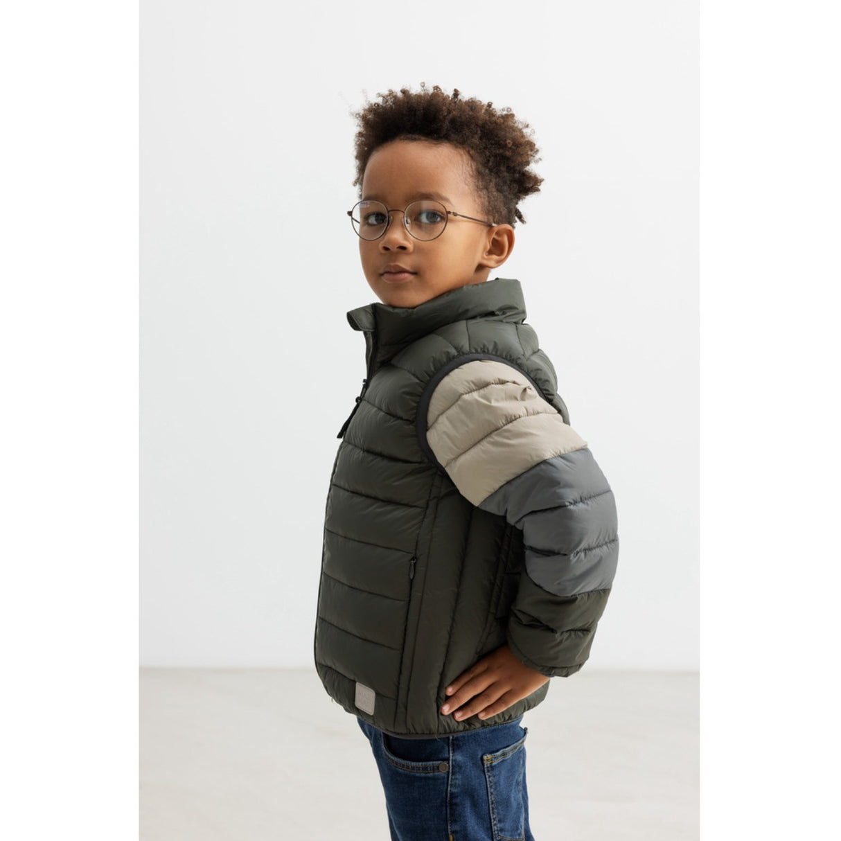 MarMar Vegan Puffer Coal Block Owe Jacket