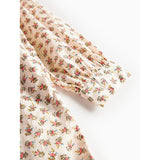 MarMar Poplin Japanese Flower Drine LS Dress