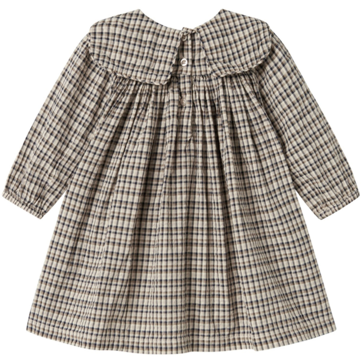MarMar Seersucker Check Pilot Navy Check Dulle Dress