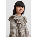 MarMar Seersucker Check Pilot Navy Check Dalina Dress